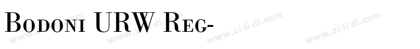 Bodoni URW Reg字体转换 Bodoni URW Reg字体转换
